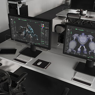 Active Polarzation 3D Monitor